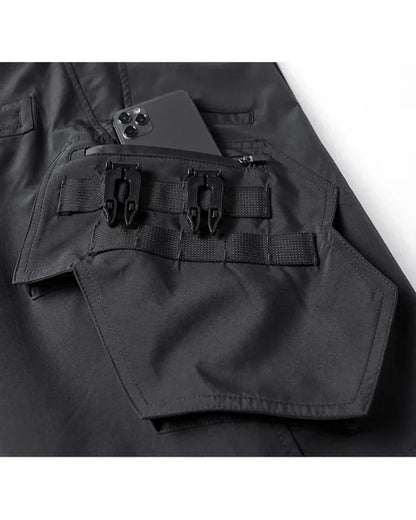 Shorts Cargo Noirs Stylés -  style urbain - Shorts Cargo Noirs Stylés pour un Confort Urbain