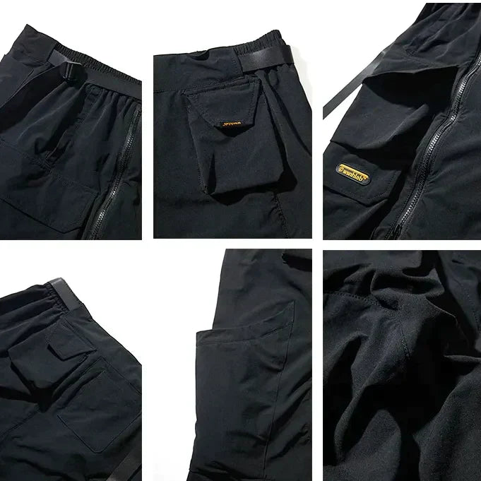 Shorts Cargo Noirs Stylés -  vêtement homme - Shorts Cargo Noirs Stylés pour un Style Pratique