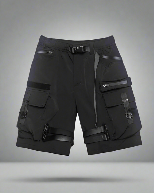Shorts Cargo Noirs Toutes Saisons - shorts cargo - Shorts Cargo Noirs Confortables pour Une Utilisation Quotidienne