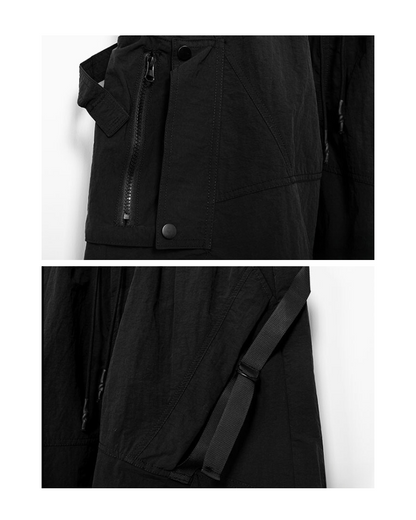 Shorts Cargo Patchwork Élégants -  patchwork - Shorts Cargo Patchwork Confortables et Pratiques