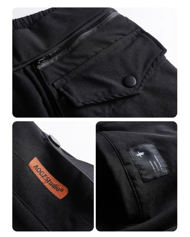 Shorts Cargo à Poches Multifonctionnels -  vêtements streetwear - Shorts Cargo Multifonctionnels avec Poches Détachables