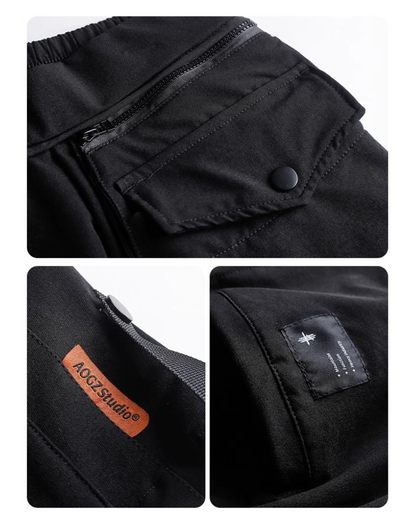 Shorts Cargo à Poches Multifonctionnels -  vêtements streetwear - Shorts Cargo Multifonctionnels avec Poches Détachables