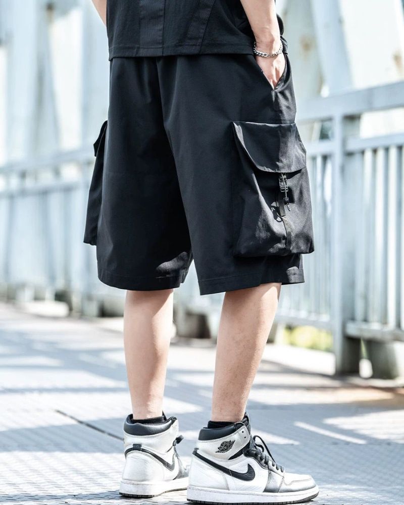 Shorts Cargo Poches Polyvalents -  cargo - Shorts Cargo Polyvalents pour Aventures Urbaines