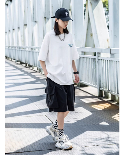 Shorts Cargo Poches Polyvalents -  techwear - Shorts Cargo Polyvalents pour Aventures Urbaines