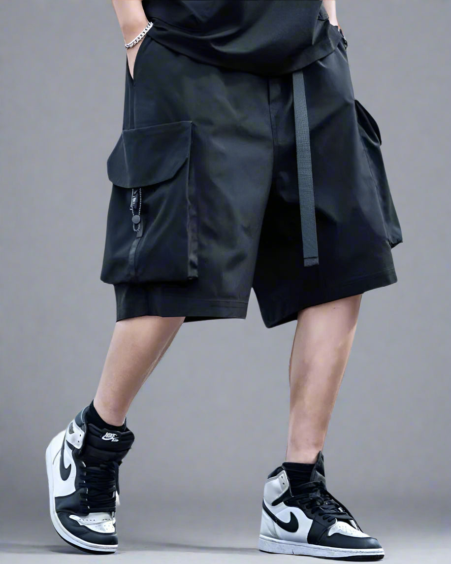 Shorts Cargo Poches Polyvalents - exploration urbaine - Shorts Cargo Polyvalents pour Aventures Urbaines