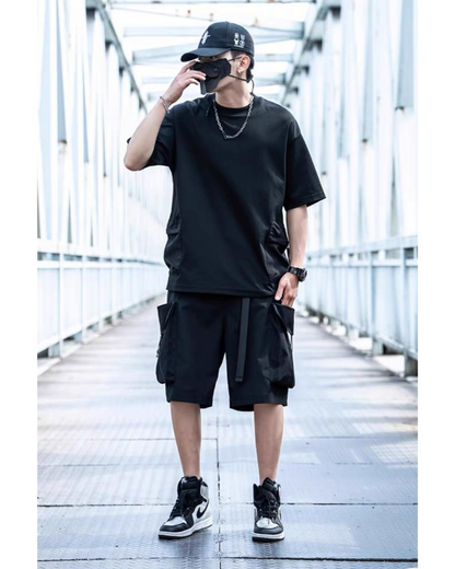 Shorts Cargo Poches Polyvalents -  poche - Shorts Cargo Polyvalents pour Aventures Urbaines