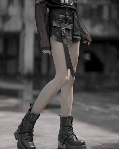 Shorts Cargo Prêts pour l'Aventure -  vêtements techwear femmes - Shorts Cargo Légers pour un Été Confortable et Tendance