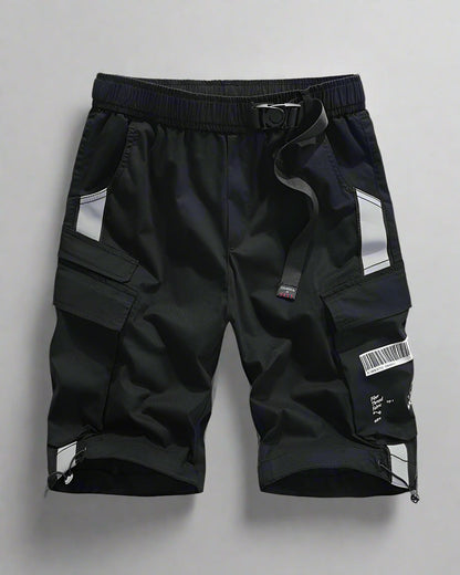 Shorts Cargo Réfléchissants Prêts pour l'Aventure - shorts cargo - Shorts cargo réfléchissants pour vos aventures nocturnes