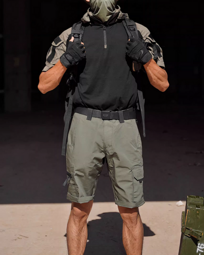 Shorts Cargo Tactiques de l'Explorateur - shorts tactiques - Shorts Cargo Tactiques : Confort et Praticité en Plein Air