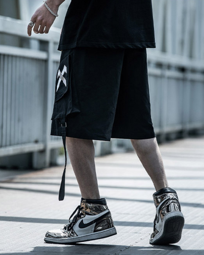Shorts Cargo Tech Polyvalents -  mode streetwear - Shorts Cargo Tech : Confort et Style Urbain