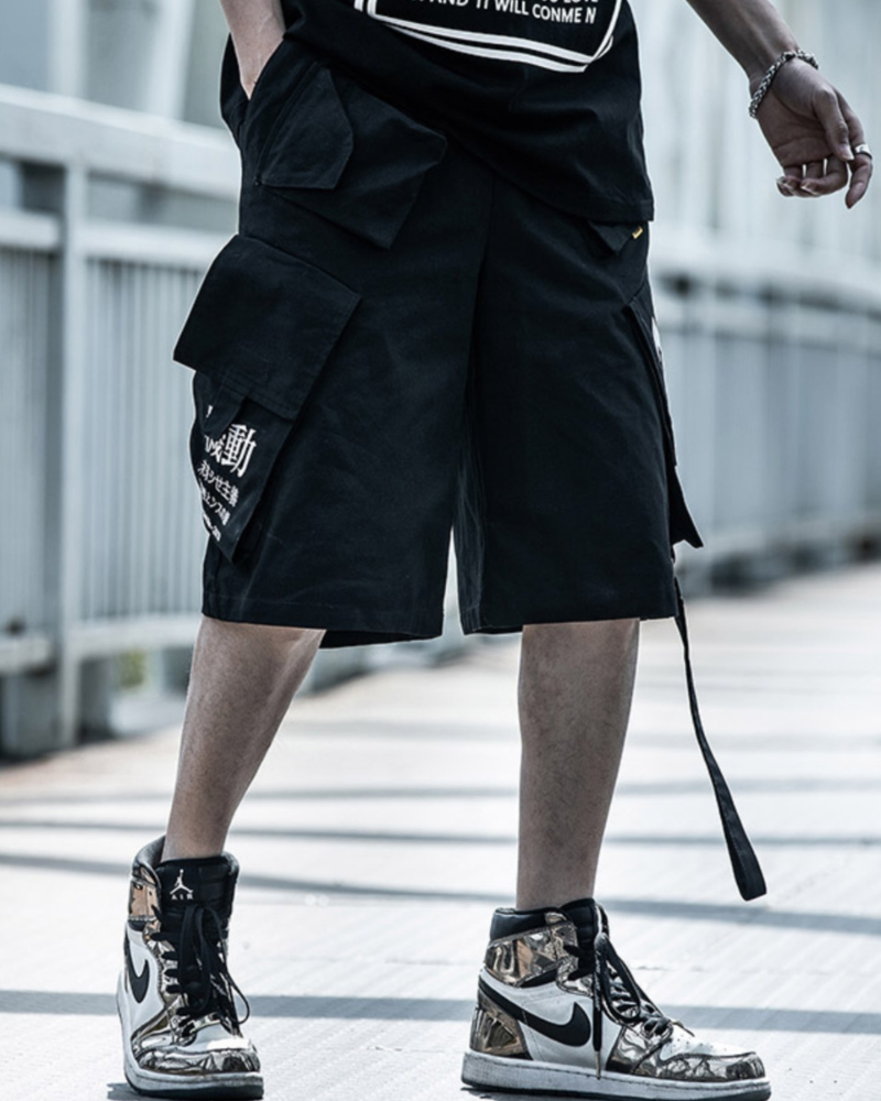 Shorts Cargo Tech Polyvalents -  polyester - Shorts Cargo Tech : Confort et Style Urbain