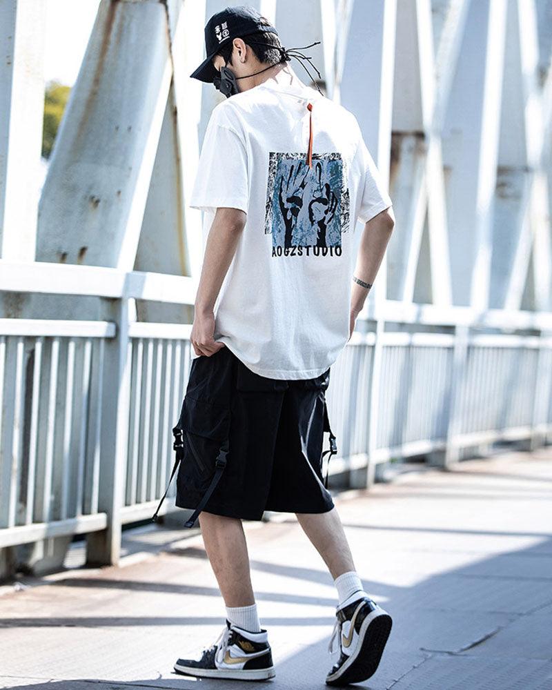 Shorts Cargo Urbains Polyvalents -  tenue décontractée - Shorts Cargo Urbains Polyvalents pour un Style Moderne