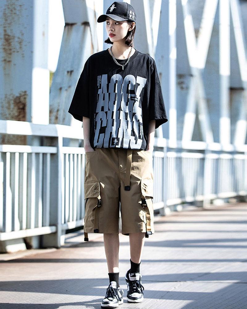 Shorts Cargo Urbains Polyvalents -  vêtements de rue - Shorts Cargo Urbains Polyvalents pour un Style Moderne