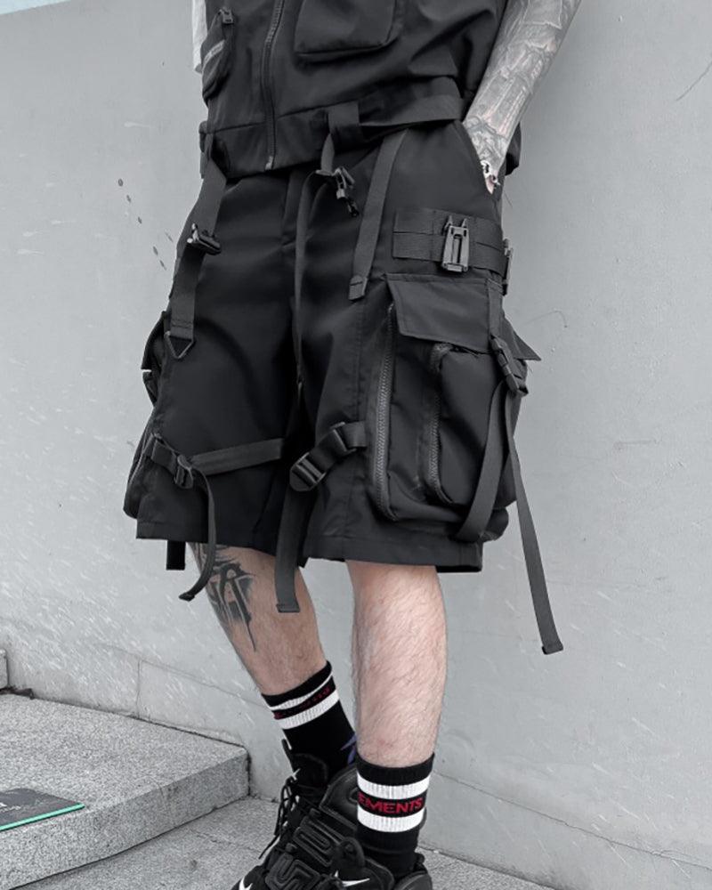 Shorts Cargo Utilitaires Stylés -  mode fonctionnelle - Shorts Cargo Stylés pour un Été Confortable