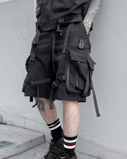 Shorts Cargo Utilitaires Stylés -  mode fonctionnelle - Shorts Cargo Stylés pour un Été Confortable