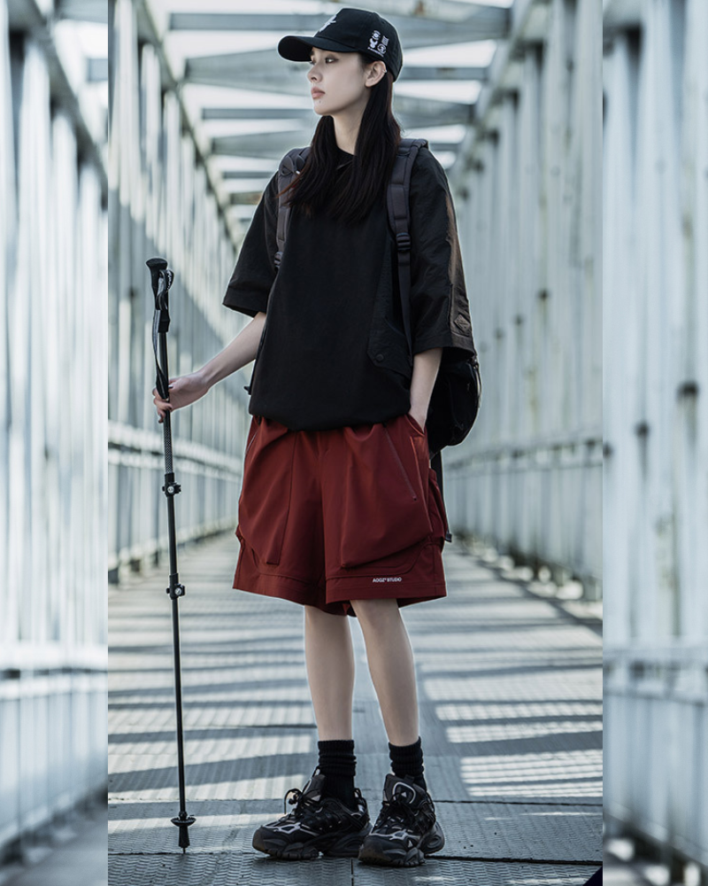 Shorts d'Aventure Quick-Dry Toutes Saisons -  pantalons techwear - Shorts d'Aventure Quick-Dry pour le plein air