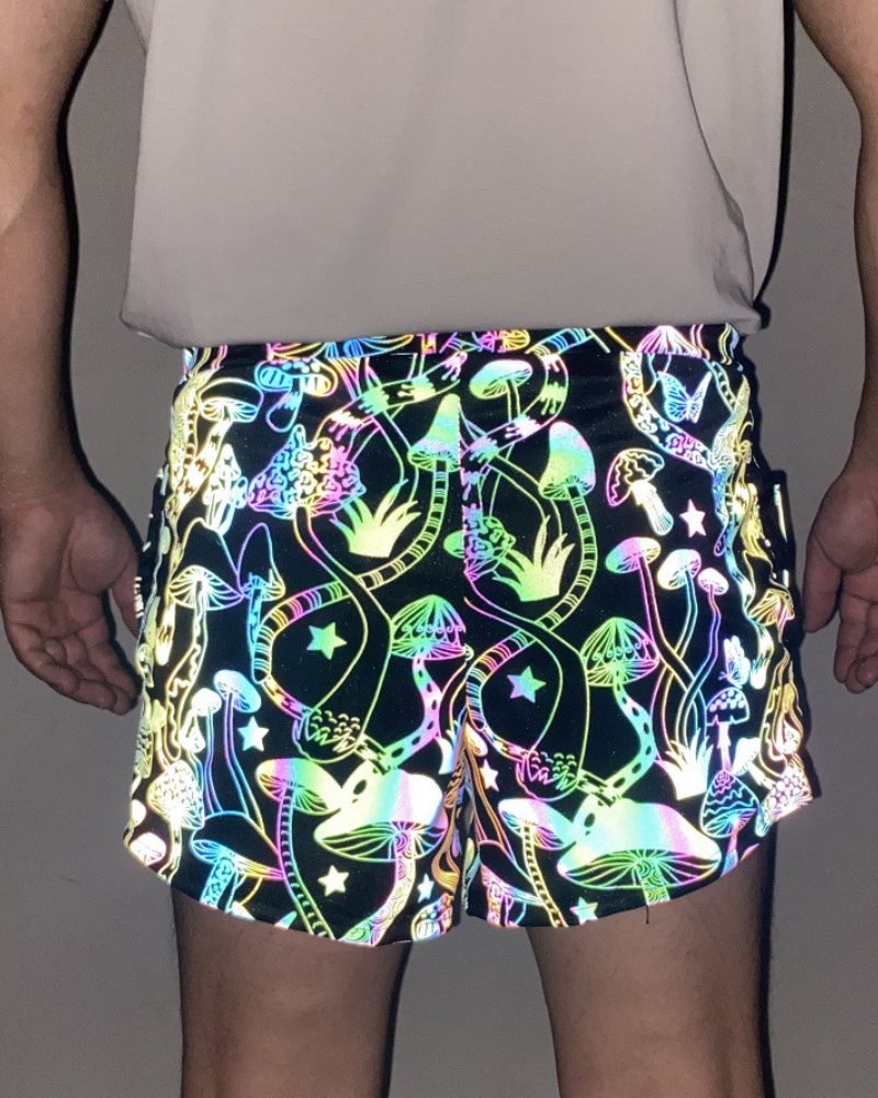Shorts de Course Réfléchissants Éclatants -  réfléchissants - Shorts de Course Réfléchissants pour Hommes