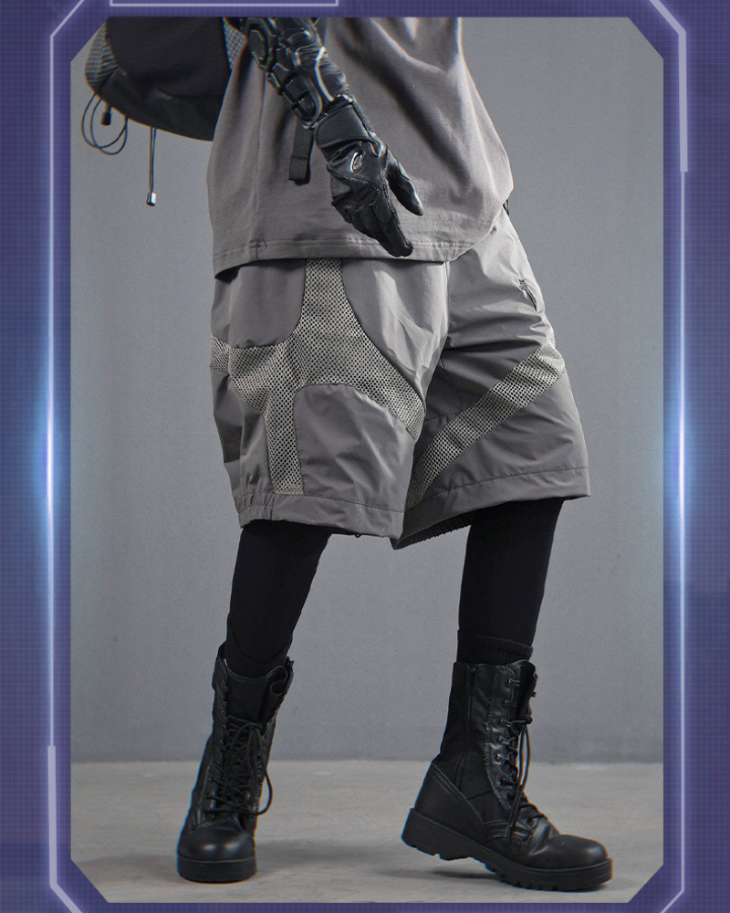 Shorts de Motion Respirants -  techwear - Shorts de Sport Cargo Respirants pour l'Été