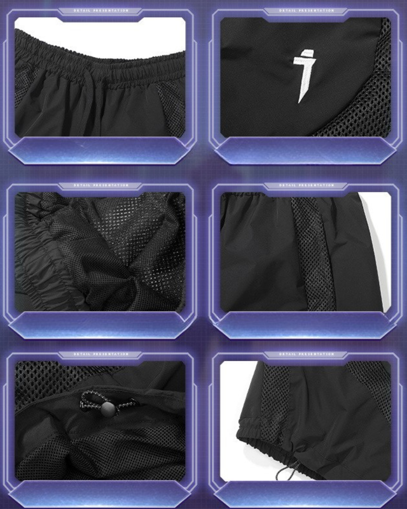 Shorts de Motion Respirants -  vêtements d'été - Shorts de Sport Cargo Respirants pour l'Été