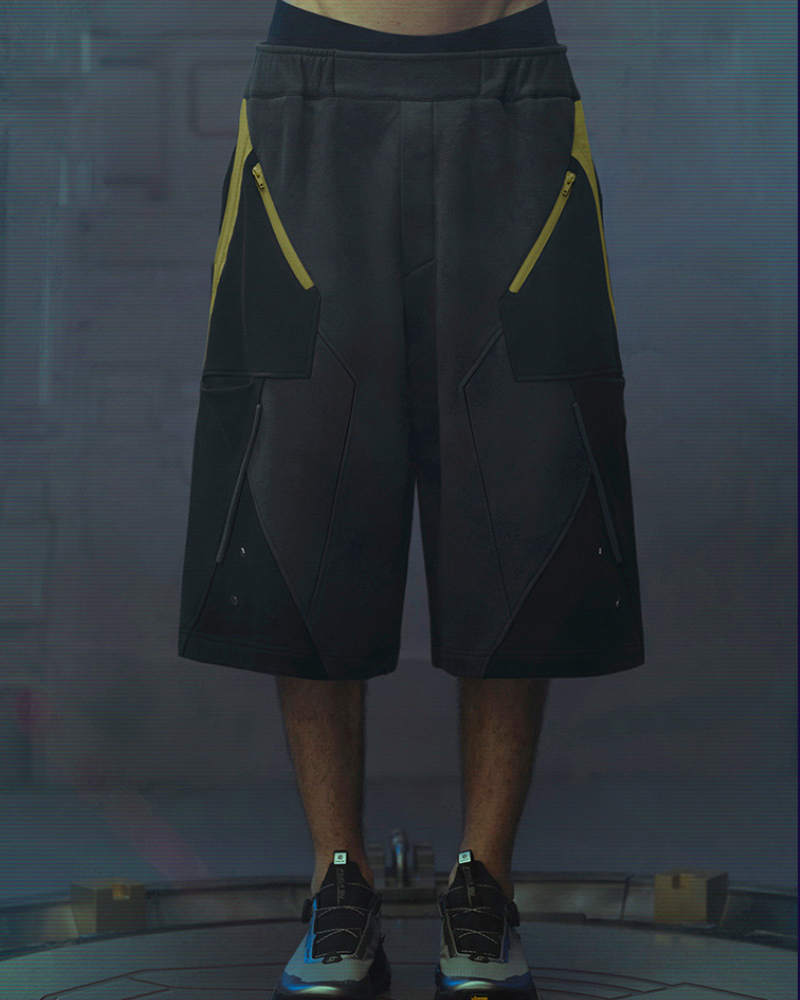 Shorts de Sport Urbains Cyber -  confort durable - Shorts de Sport Urbains Cyber pour un style futuriste