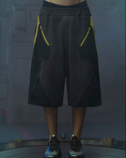 Shorts de Sport Urbains Cyber -  confort durable - Shorts de Sport Urbains Cyber pour un style futuriste