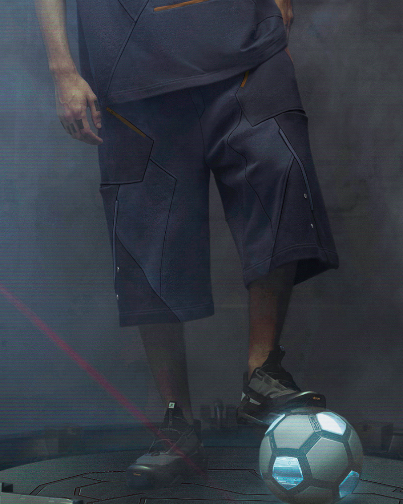 Shorts de Sport Urbains Cyber -  urban - Shorts de Sport Urbains Cyber pour un style futuriste