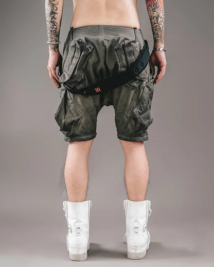 Shorts de style cyberpunk futuriste - shorts audacieux - Shorts cyberpunk futuristes pour un style urbain unique