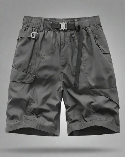 Shorts d'été gris élégants - shorts - Shorts d'été gris ajustables pour un confort quotidien