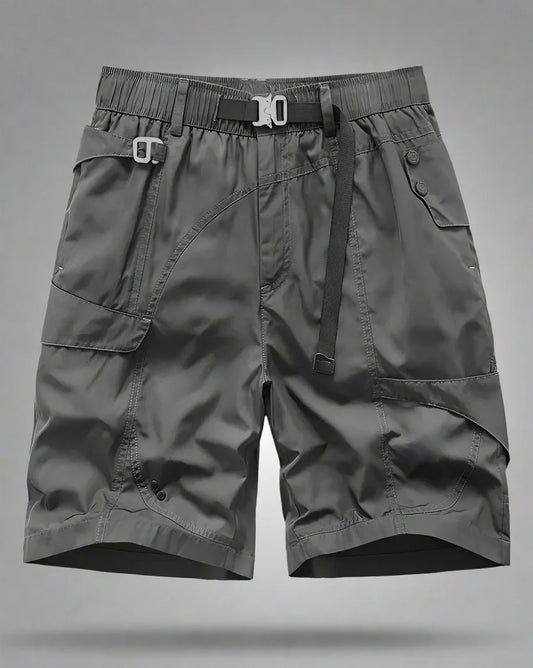 Shorts d'été gris élégants - shorts - Shorts d'été gris ajustables pour un confort quotidien