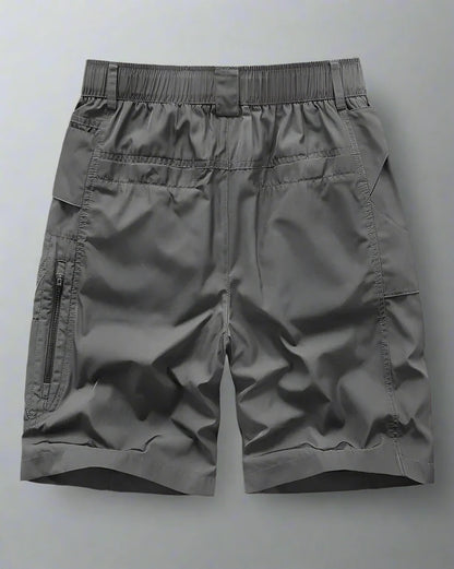 Shorts d'été gris élégants - shorts tactiques - Shorts d'été gris ajustables pour un confort quotidien