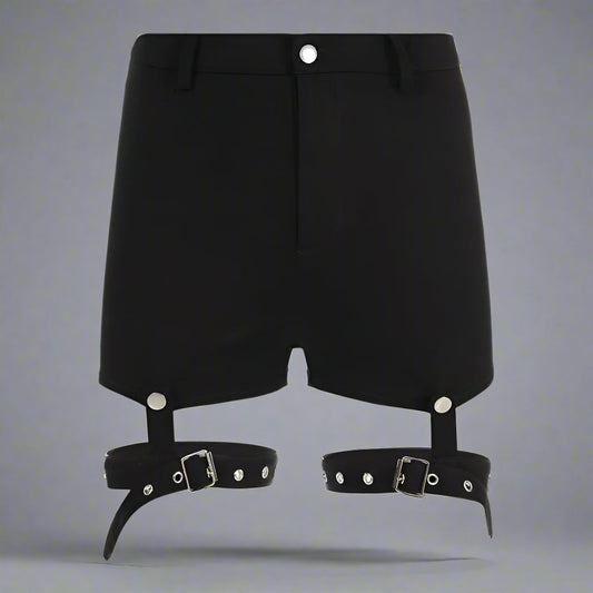 Shorts Détails Anneaux Audacieux - esthétique moderne - Shorts Cargo Femme avec Détails Audacieux et Confortables