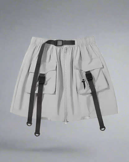 Shorts Jupe Cargo Tout-en-Un -  vêtements fonctionnels - Shorts Jupe Cargo Unisexe Polyvalents et Fonctionnels