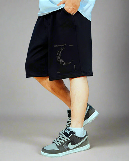 Shorts Lunar Dream - Très Grand -  mode urbaine - Shorts d'été Techwear très grands pour un style urbain