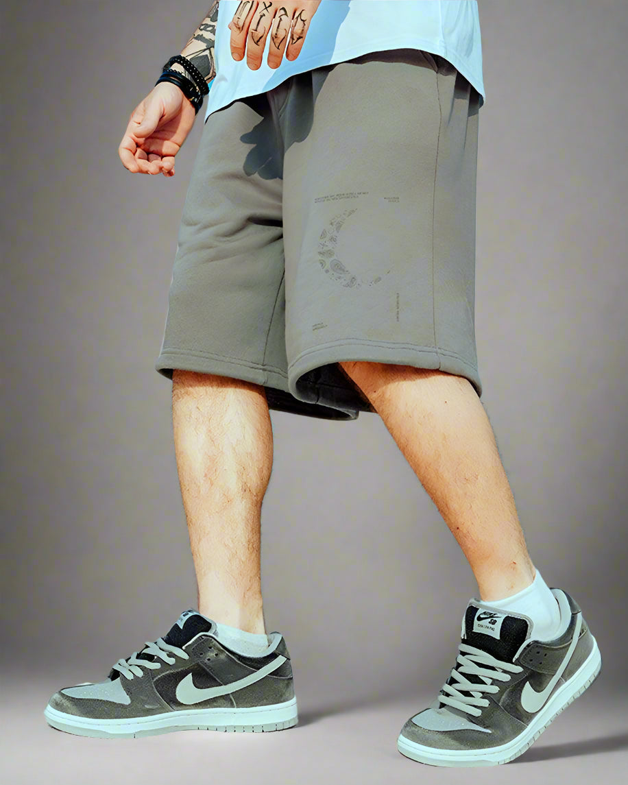 Shorts Lunar Dream - Très Grand -  vêtements techwear - Shorts d'été Techwear très grands pour un style urbain