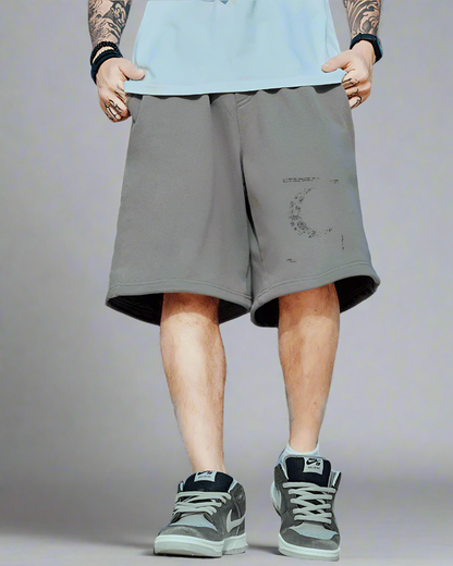 Shorts Lunar Dream - Très Grand - shorts techwear - Shorts d'été Techwear très grands pour un style urbain