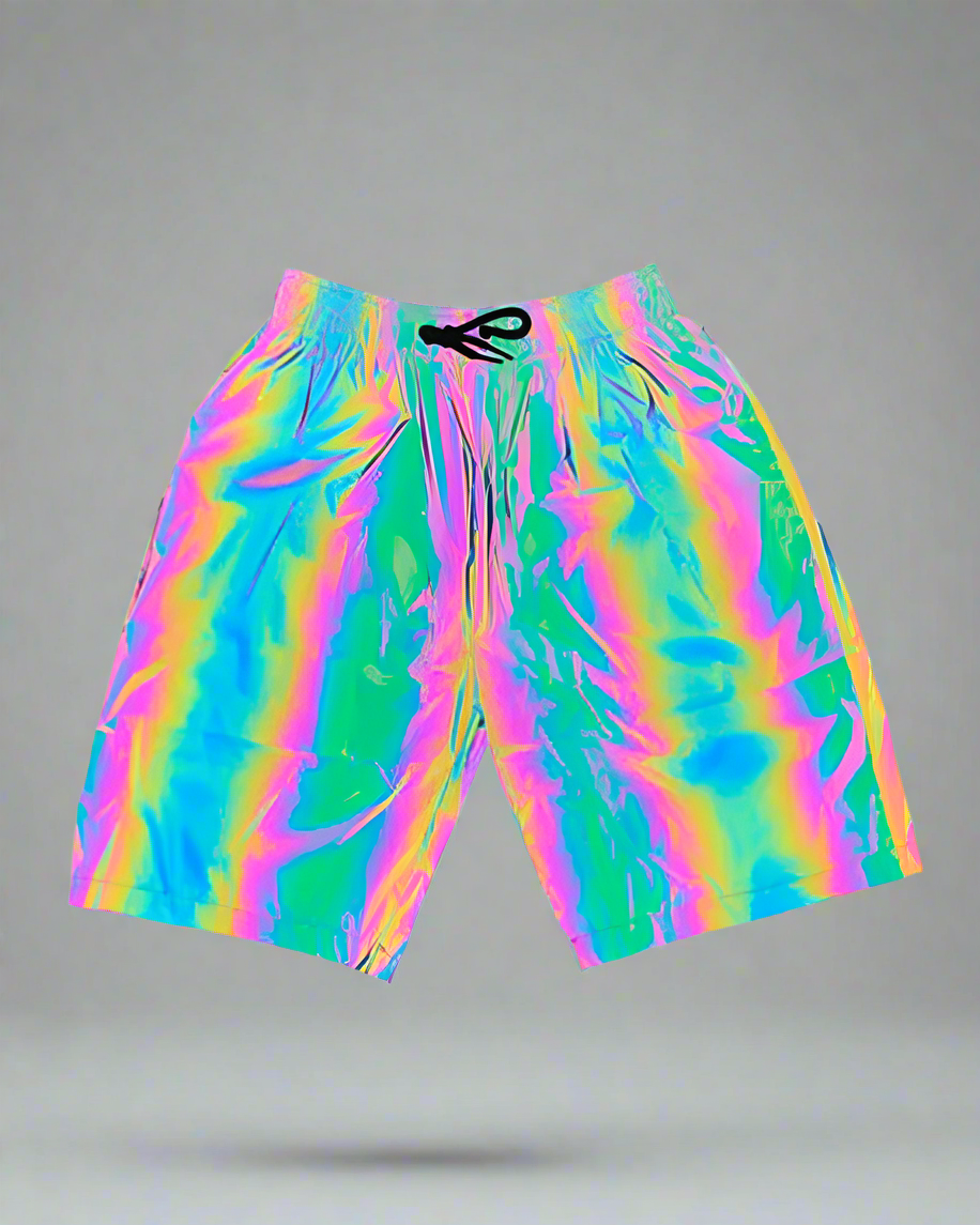 Shorts Rave Luminescents - shorts luminescents - Shorts Rave Luminescents pour Festivals Énergiques