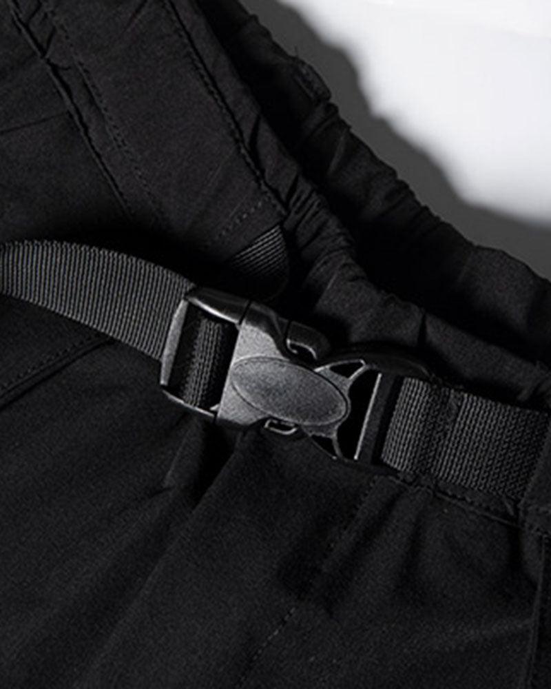 Shorts Style Urbain Dynamique -  shorts noir - Shorts Cargo Confortables pour un Style Urbain
