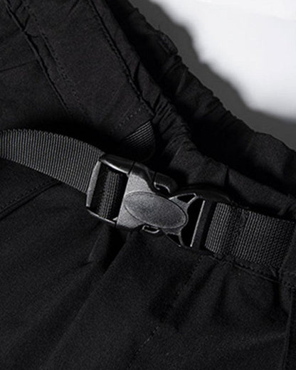 Shorts Style Urbain Dynamique -  shorts noir - Shorts Cargo Confortables pour un Style Urbain