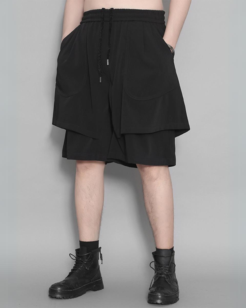 Shorts Tech Stylés d'Été -  mode été - Shorts d'Été à Double Couche pour Hommes