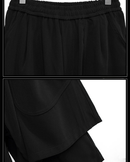 Shorts Tech Stylés d'Été -  tenue urbaine - Shorts d'Été à Double Couche pour Hommes