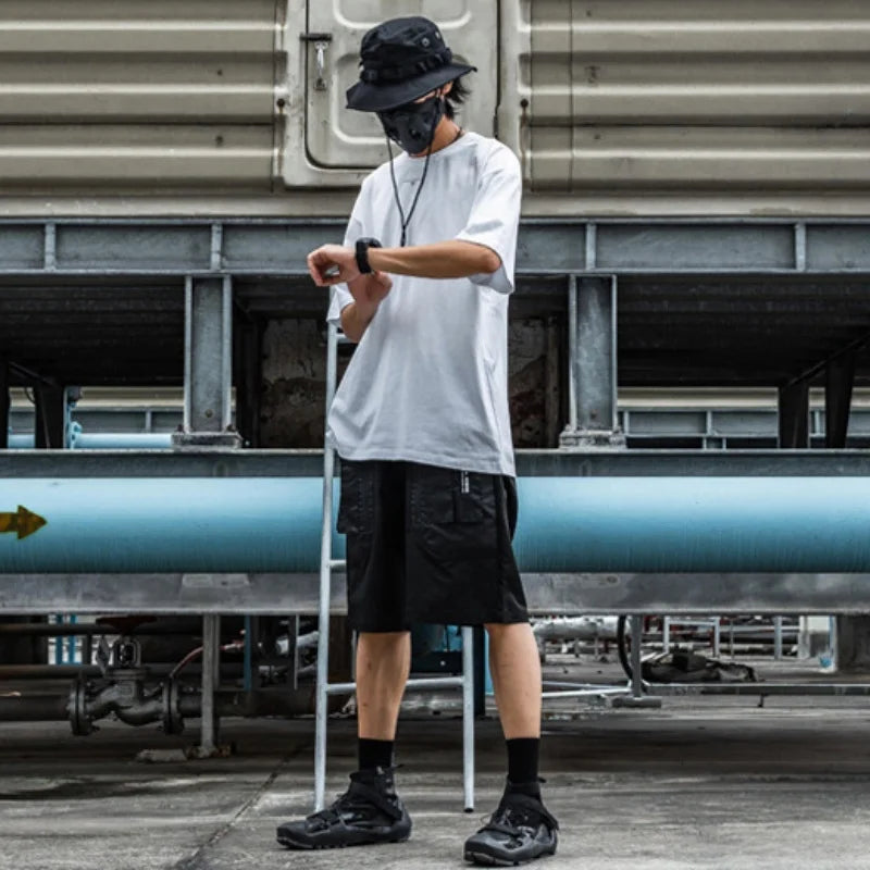 Shorts Tech Urbains pour l'Aventure -  look décontracté - Shorts Tech Urbains Pratiques pour Les Aventures
