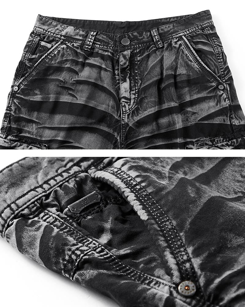 Shorts utilitaires camouflés adaptatifs -  shorts de randonnée - Shorts utilitaires camouflés pour aventuriers en plein air