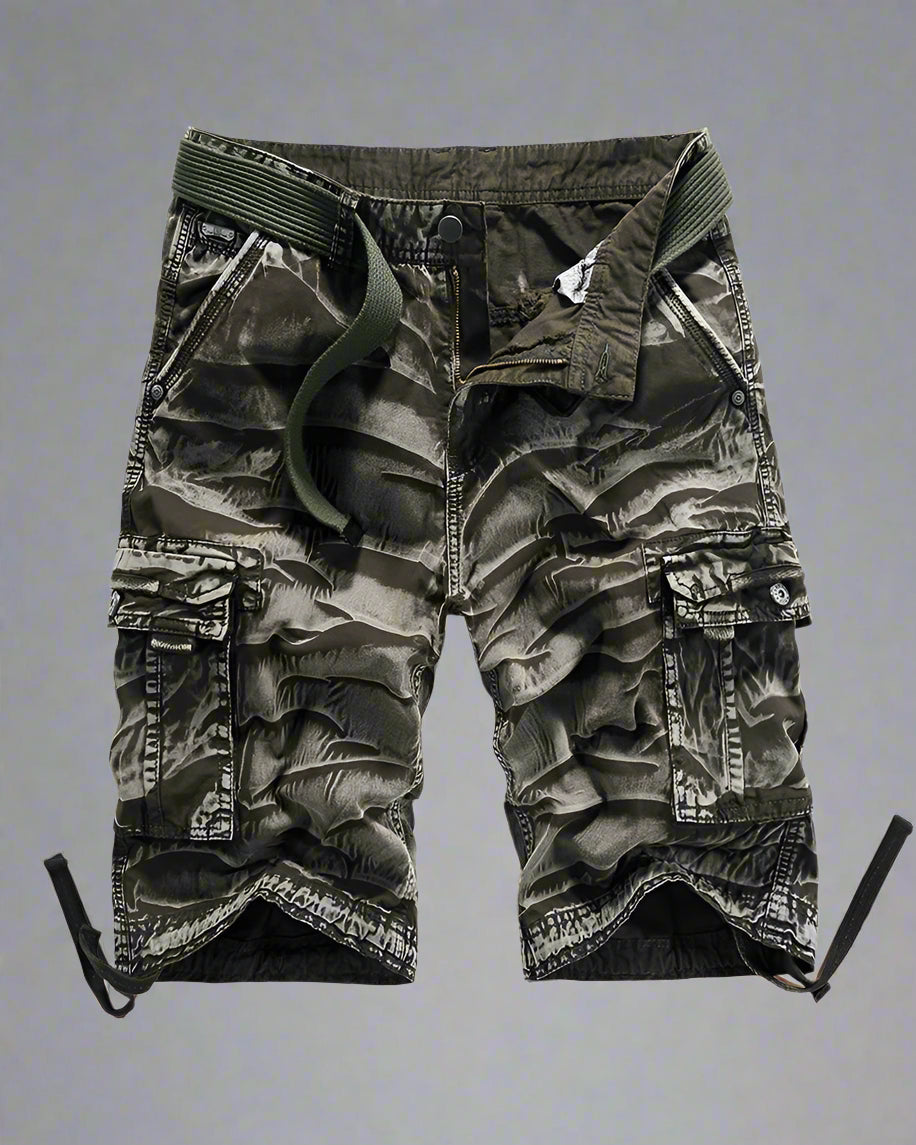Shorts utilitaires camouflés adaptatifs - shorts utilitaires - Shorts utilitaires camouflés pour aventuriers en plein air