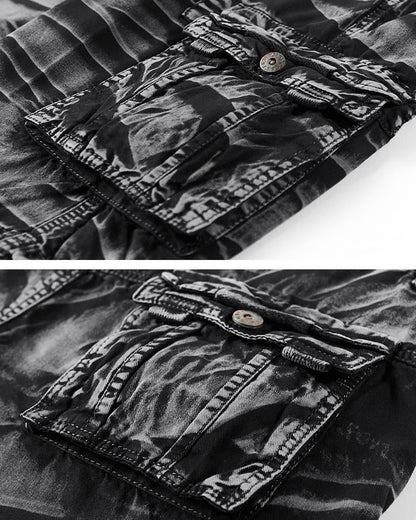 Shorts utilitaires camouflés adaptatifs -  vêtements de randonnée - Shorts utilitaires camouflés pour aventuriers en plein air