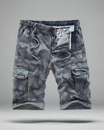 Shorts utilitaires cargo discrets - shorts camouflage aventuriers - Shorts cargo camouflage pour les aventuriers