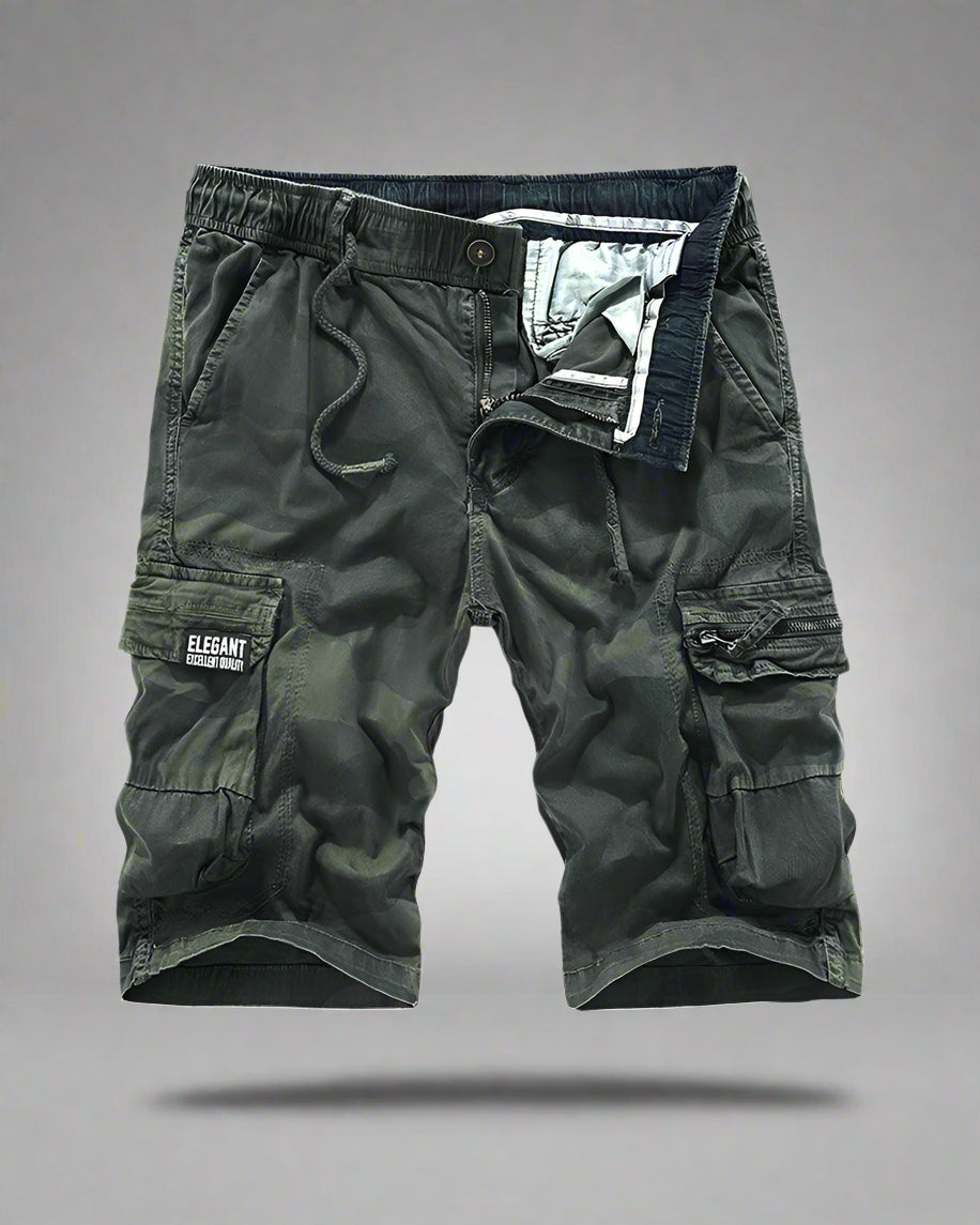 Shorts utilitaires cargo discrets - shorts cargo - Shorts cargo camouflage pour les aventuriers