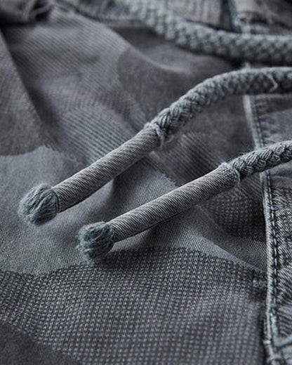 Shorts utilitaires cargo discrets -  shorts confortables - Shorts cargo camouflage pour les aventuriers
