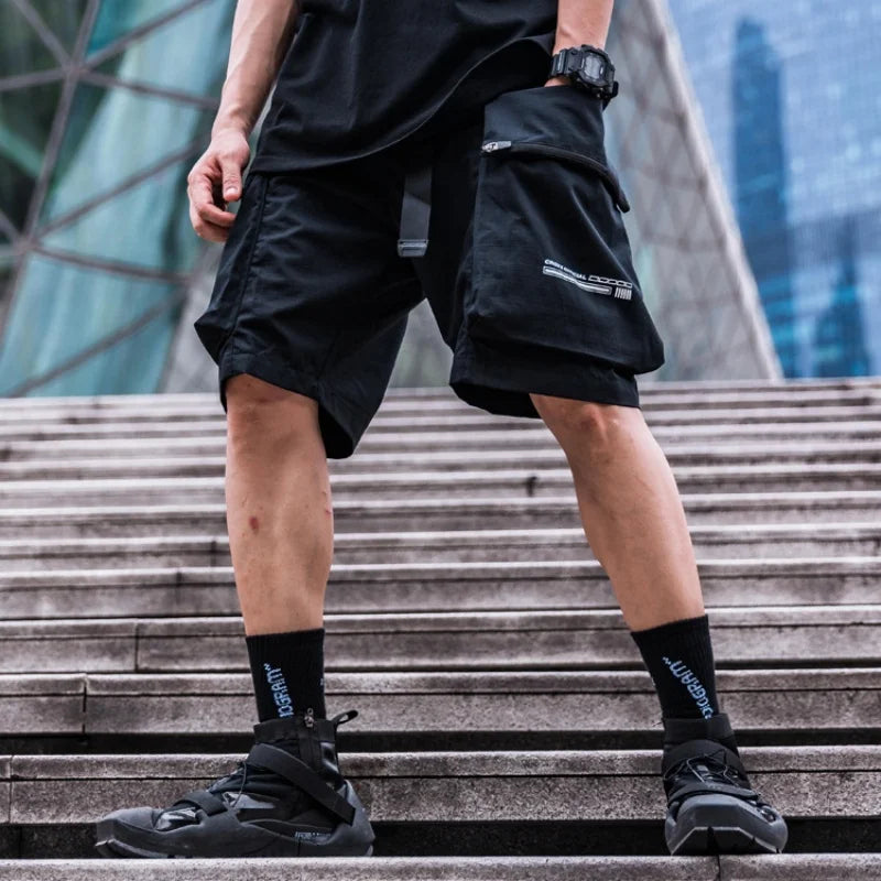 Shorts Utilitaires Tech Polyvalents -  shorts d'été - Shorts Utilitaires Tech : Confort et Style Urbain