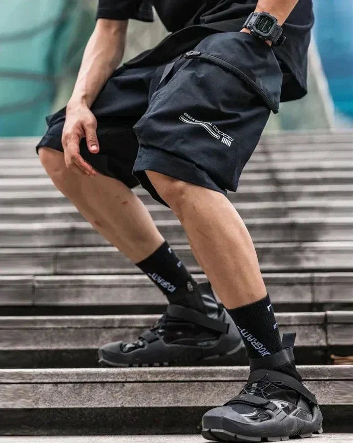 Shorts Utilitaires Tech Polyvalents - shorts - Shorts Utilitaires Tech : Confort et Style Urbain