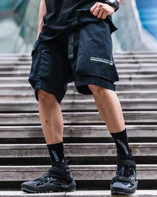 Shorts Utilitaires Tech Polyvalents - style urbain - Shorts Utilitaires Tech : Confort et Style Urbain